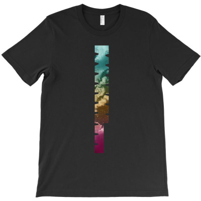 Cloudy Night In The City T-shirt Designed By Ofutlu