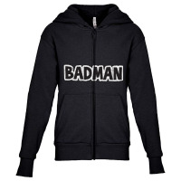 Badman (variant) Youth Zipper Hoodie | Artistshot