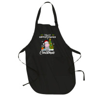 Hippopotamus I Want A Hippopotamus For Christmas Xmas Hippo 209 Hippo Full-length Apron | Artistshot