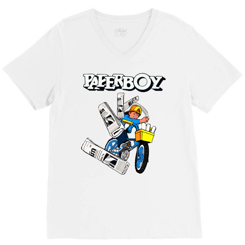 Paperboy V-neck Tee | Artistshot