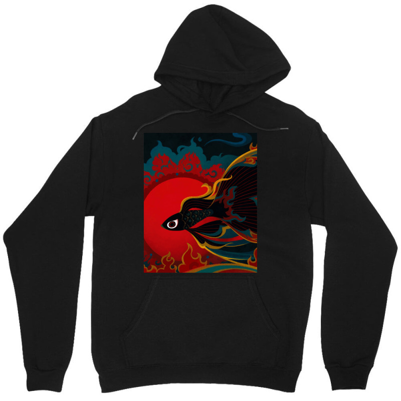 Fire Fish Unisex Hoodie | Artistshot