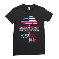 American Grown With Panamanian Roots   Panama Pullover Hoodie Ladies Fitted T-shirt | Artistshot