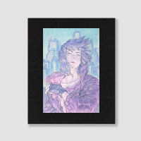 Cyberpunk Girl Portrait Canvas Print | Artistshot