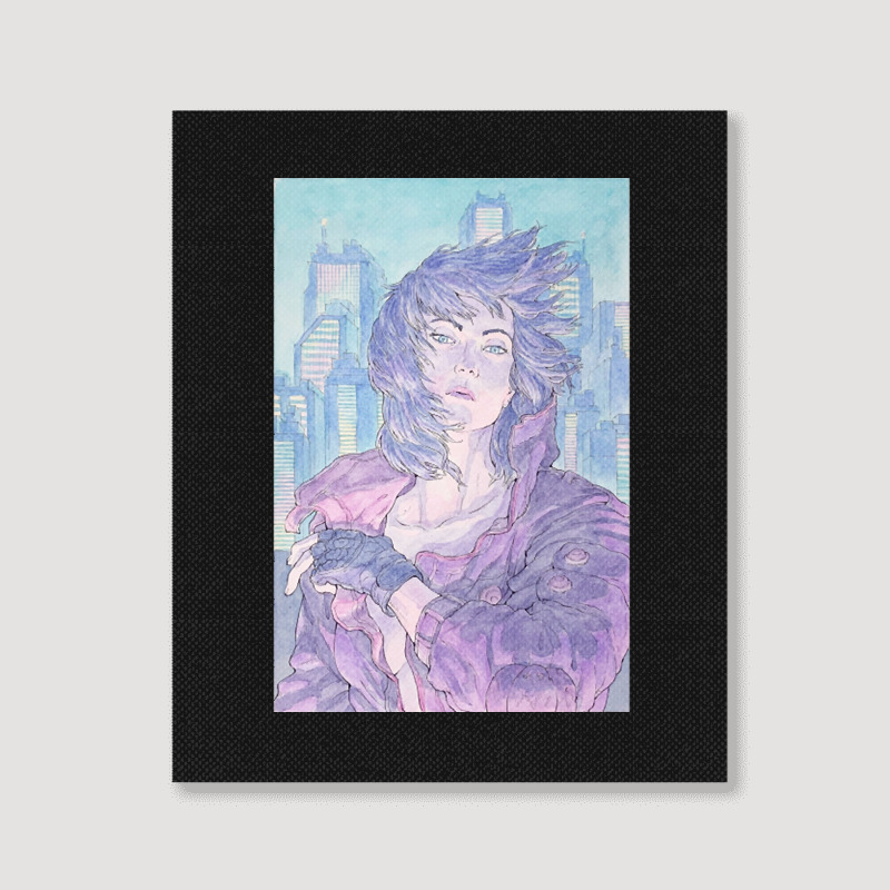 Cyberpunk Girl Portrait Canvas Print | Artistshot