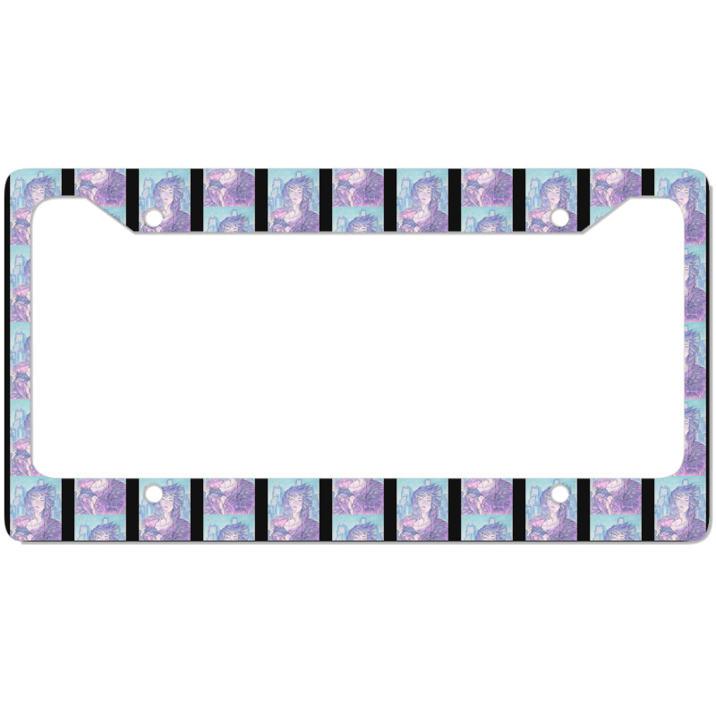 Cyberpunk Girl License Plate Frame | Artistshot