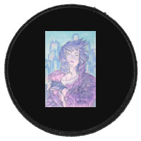 Cyberpunk Girl Round Patch | Artistshot