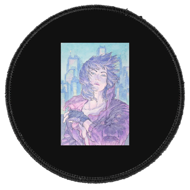 Cyberpunk Girl Round Patch | Artistshot