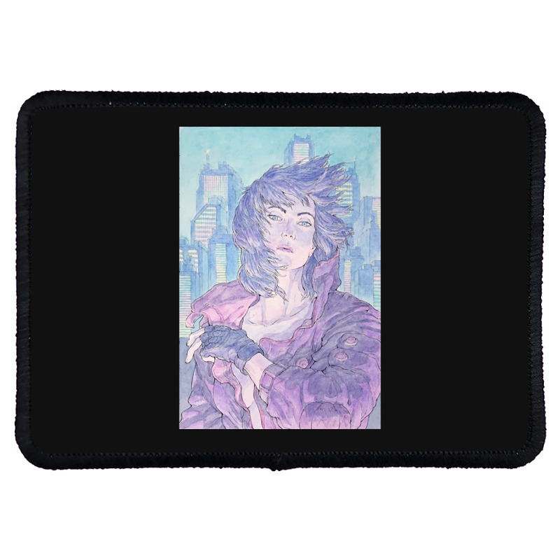 Cyberpunk Girl Rectangle Patch | Artistshot