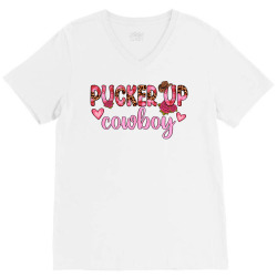 pucker up cowboy V-Neck Tee | Artistshot