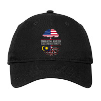 American Grown With Malaysian Roots   Malaysia T Shirt Adjustable Cap | Artistshot