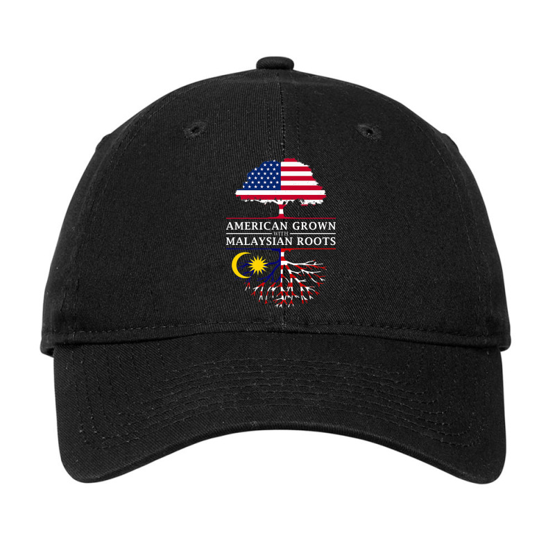 American Grown With Malaysian Roots   Malaysia T Shirt Adjustable Cap by cm-arts | Artistshot