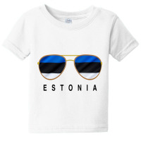 Estonia Sunglasses, Estonia Flag, Estonian Sweatshirt Baby Tee | Artistshot