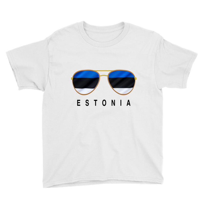 Estonia Sunglasses, Estonia Flag, Estonian Sweatshirt Youth Tee | Artistshot