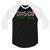 Perfect Timing Aka Founders Day J15 Funny Black 1908 3/4 Sleeve Shirt | Artistshot