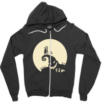 Nightmare Before Christmas Zipper Hoodie | Artistshot