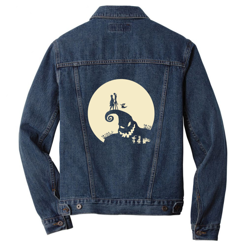 Nightmare Before Christmas Men Denim Jacket by robertj57 | Artistshot