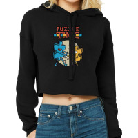 Puzzle Time Cropped Hoodie | Artistshot