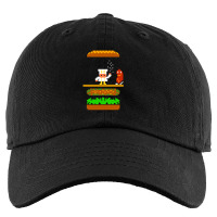 Burger Time Retro 80's Arcade Game Design Kids Cap | Artistshot