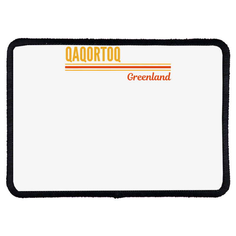 Qaqortoq Greenland Rectangle Patch | Artistshot