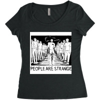 People Are Strange, People Are Strange Art, People Are Strange Paintin Women's Triblend Scoop T-shirt | Artistshot