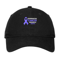 Womens Esophageal Cancer Shirt   Esophageal Cancer Awareness Month V N Adjustable Cap | Artistshot