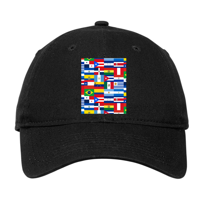 Flags Of Latin America Adjustable Cap by OrlandoChase | Artistshot