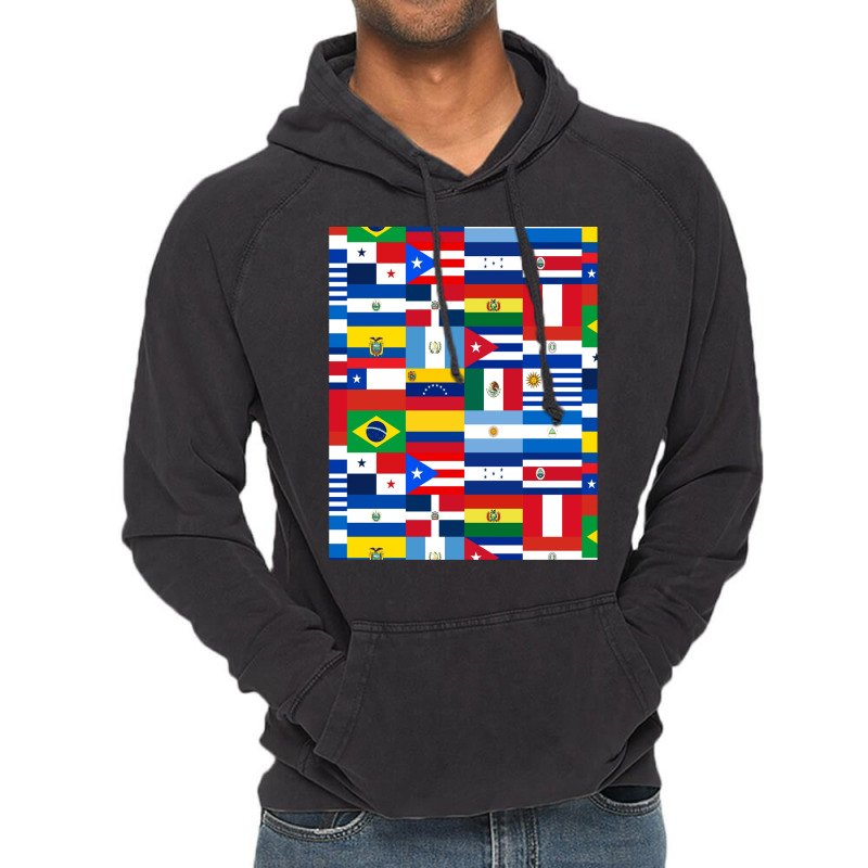 Flags Of Latin America Vintage Hoodie | Artistshot