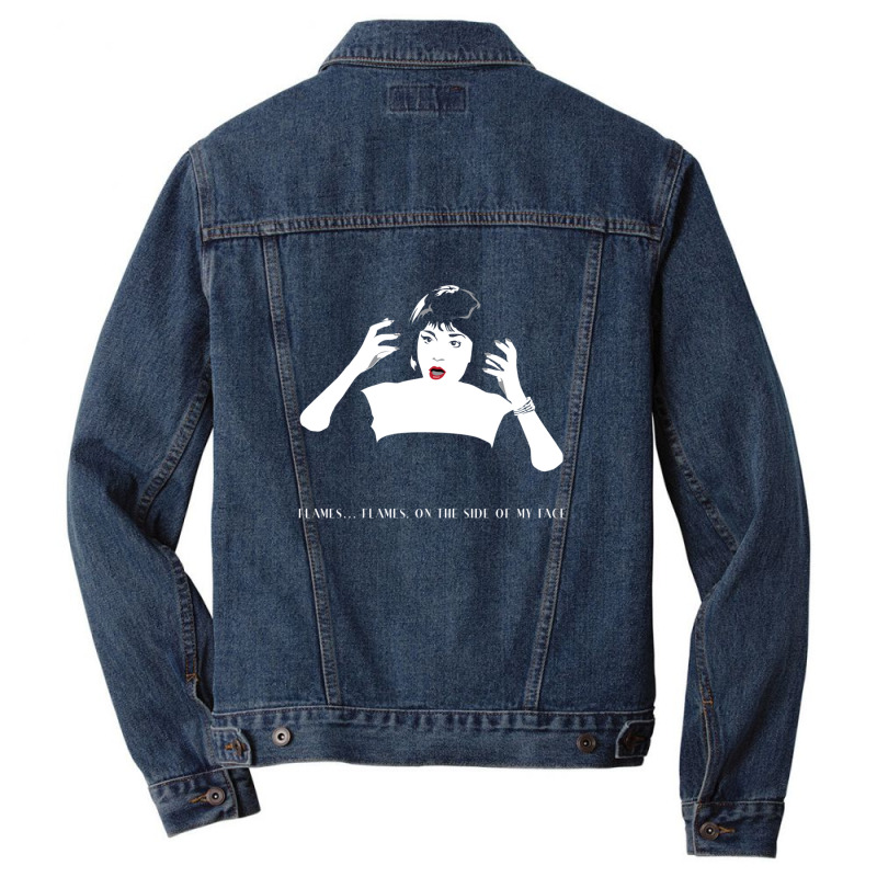 Flames On The Side Of My Face Men Denim Jacket | Artistshot