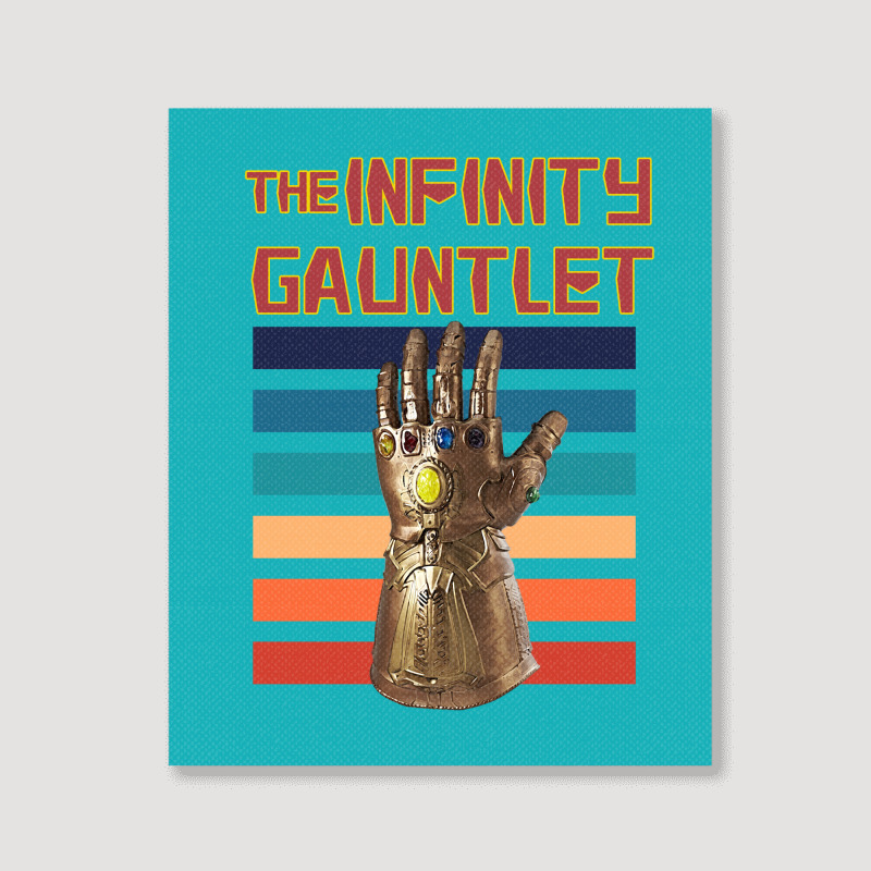 Infinity Gauntlet Portrait Canvas Print | Artistshot