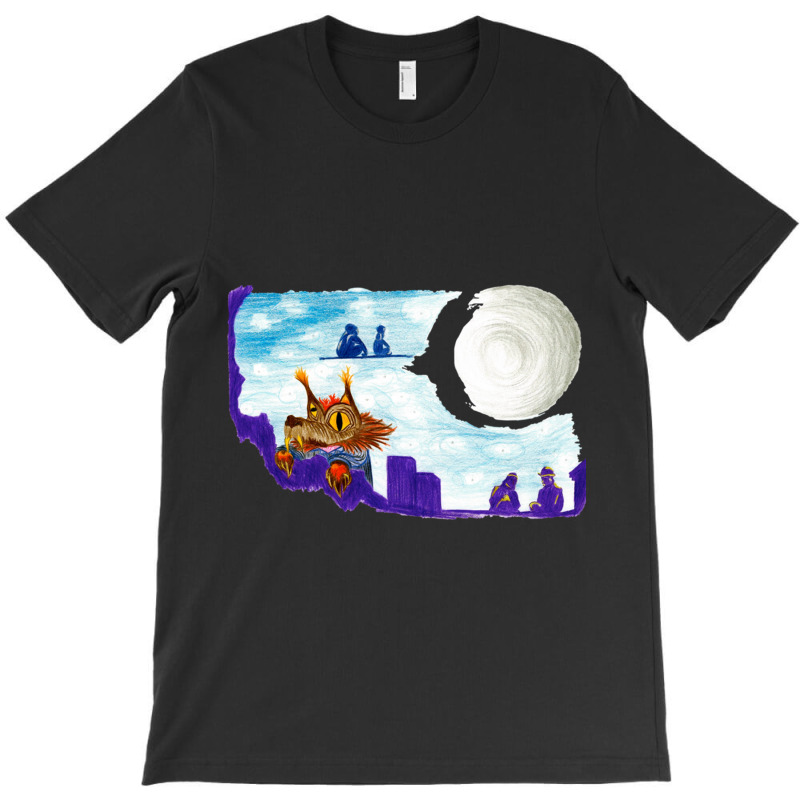 Booshy Night On The Rooftop T-Shirt by NADLIEDUMAS | Artistshot