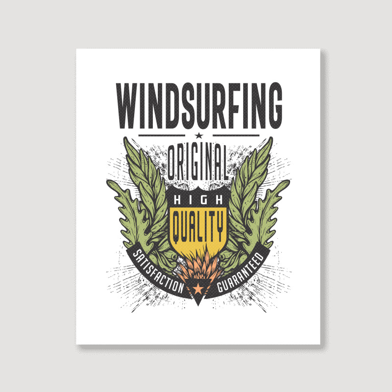 Windsurfing Original Portrait Canvas Print | Artistshot