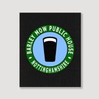 Barley Mow Public House Portrait Canvas Print | Artistshot