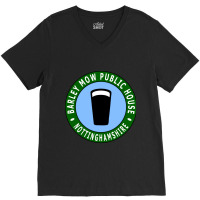 Barley Mow Public House V-neck Tee | Artistshot