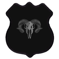 Ram Skull, Ram Skull Vintage, Ram Skull Art, Ram Skull Painting, Ram,  Shield Patch | Artistshot