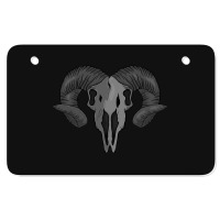 Ram Skull, Ram Skull Vintage, Ram Skull Art, Ram Skull Painting, Ram,  Atv License Plate | Artistshot