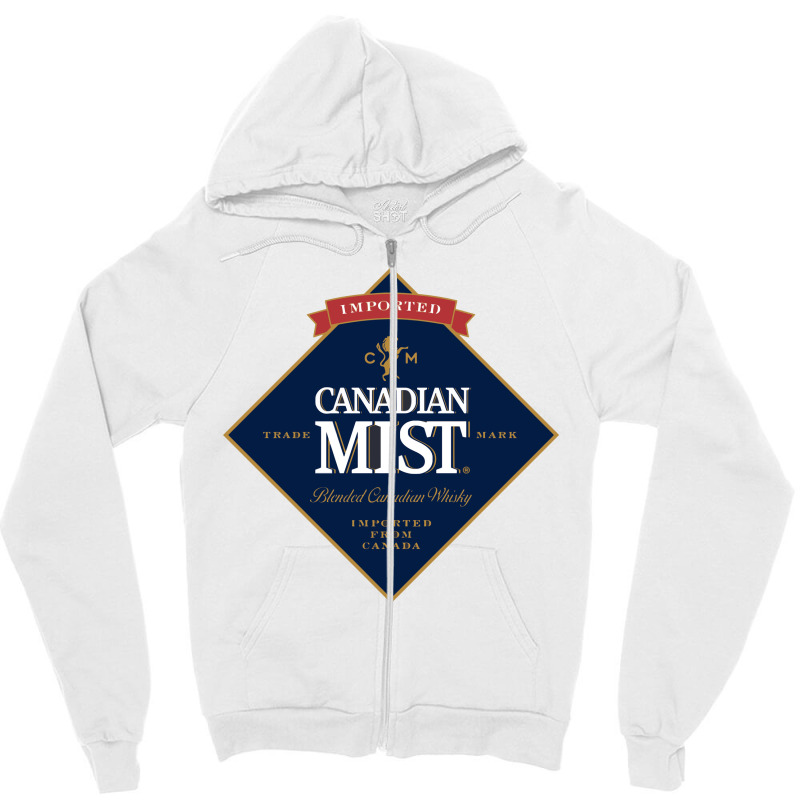 Canadian Mist Whisky Zipper Hoodie by cm-arts | Artistshot