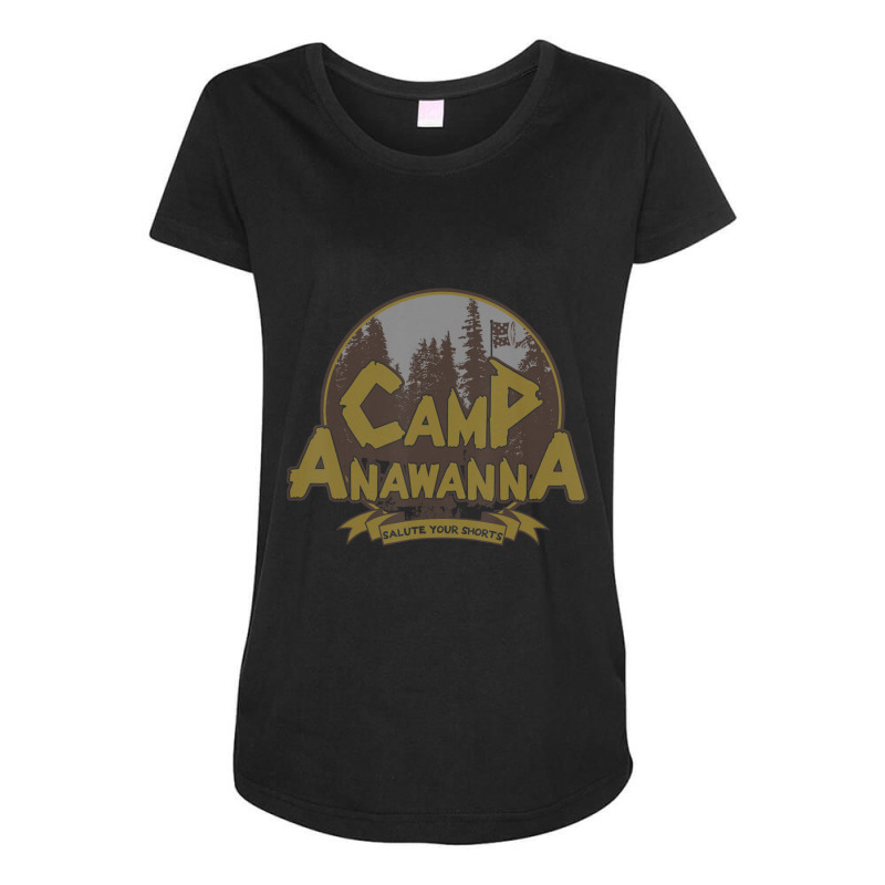 Salute Your Shorts Camp Anawanna Maternity Scoop Neck T-shirt by Kanmopsuk45 | Artistshot