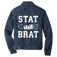 Stat Brat Sabermetrics Baseball Sports Analytics Statistics Tank Top Men Denim Jacket | Artistshot