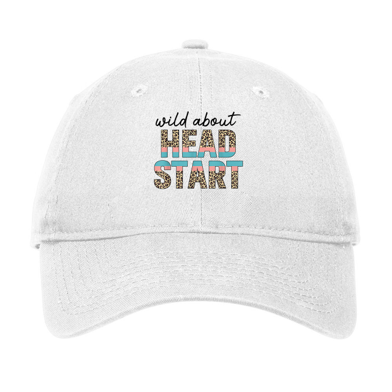 Wild About Head Start Teacher Leopard 1st Day Back To School T Shirt Adjustable Cap by cm-arts | Artistshot