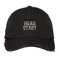 Wild About Head Start Teacher Leopard 1st Day Back To School T Shirt Vintage Cap | Artistshot