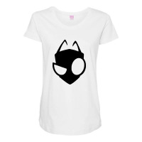 Gir Invader Zim Maternity Scoop Neck T-shirt | Artistshot