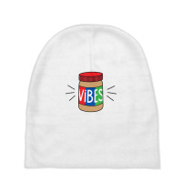 Peanut Butter Vibes Baby Beanies | Artistshot