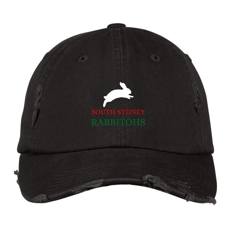 South Sydney Rabbitohs - Red And Green - Black And White- Gift For Rab Vintage Cap by CAROLEEGRAY2 | Artistshot