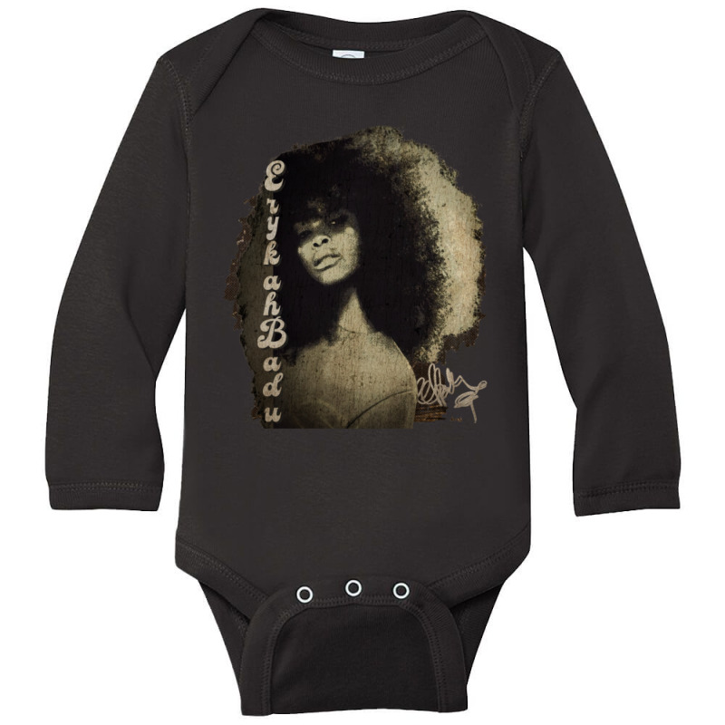 Erykah Badu Exclusive Art Long Sleeve Baby Bodysuit by Kuwannin528 | Artistshot