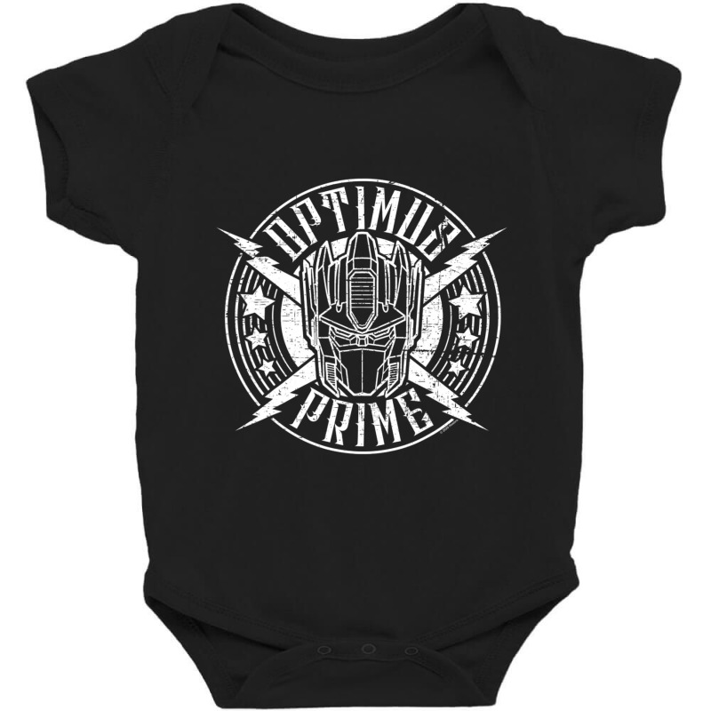 Transformers Optimus Prime Rock Badge Baby Bodysuit by Konlasa6638 | Artistshot