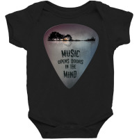 Distressed Guitar, Distressed Guitar Vintage, Distressed Guitar Painti Baby Bodysuit | Artistshot