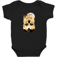 Skull Night Moon Baby Bodysuit | Artistshot