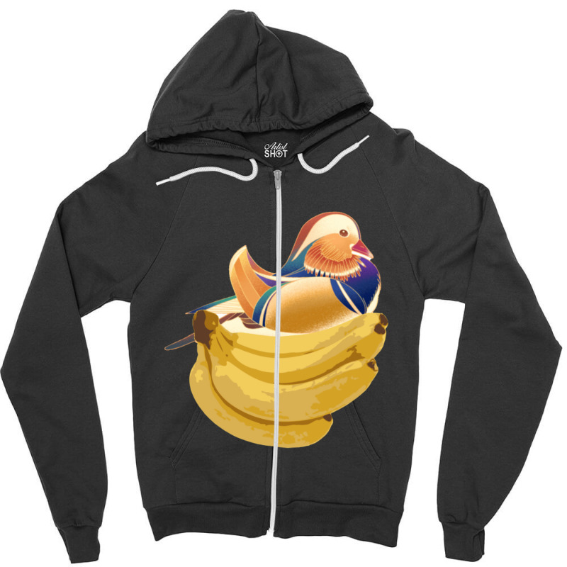 Banana Duck-coofc Zipper Hoodie by Kemriban527 | Artistshot