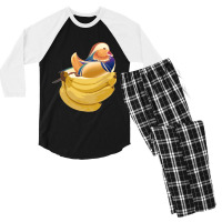 Banana Duck-coofc Men's 3/4 Sleeve Pajama Set | Artistshot