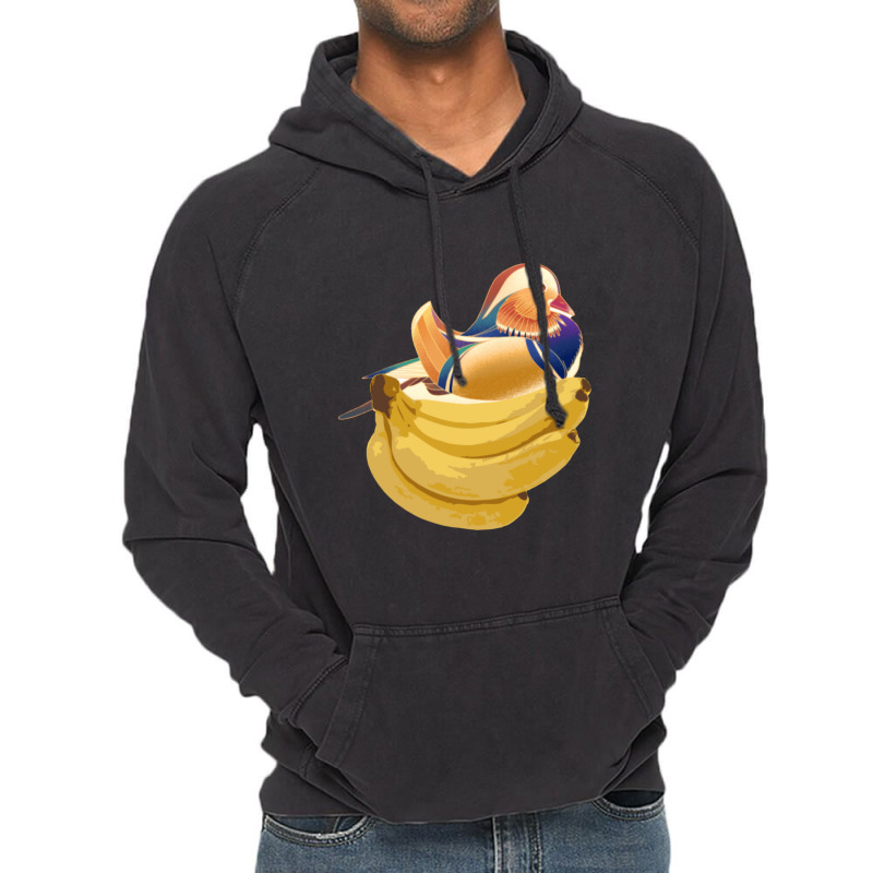 Banana Duck-coofc Vintage Hoodie by Kemriban527 | Artistshot